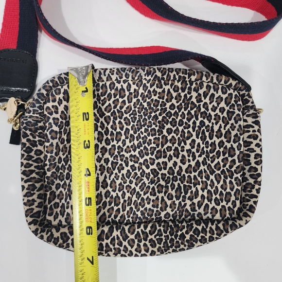 Clare V. Midi Sac Leopard Print Leather Crossbody bag - Picture 4 of 8